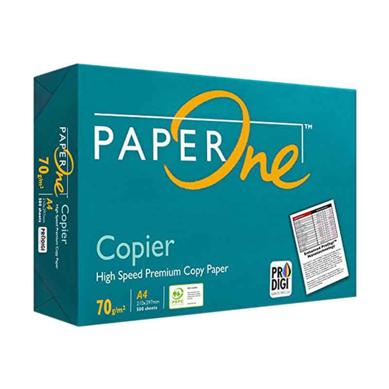  Jual  Paper One Kertas  HVS A4 70 g 4 Rim  Free 1  rim  A4 70 