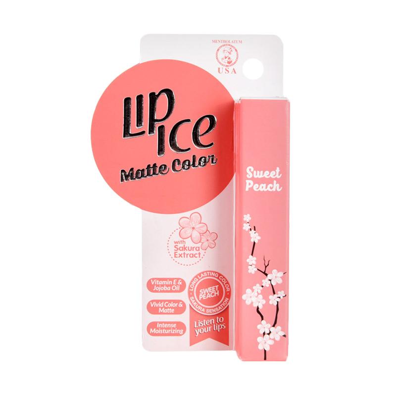 Jual Lip Ice Matte Color Lip Balm Sweet Peach di Seller Sumarno mart