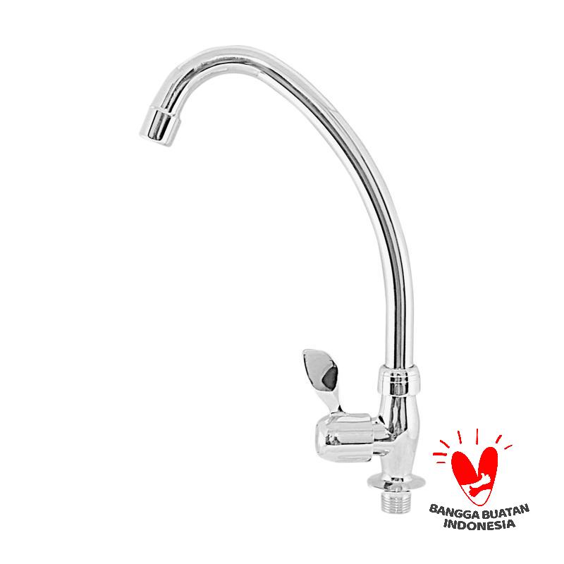 Jual YUTA TSBLF Sink Tap Angsa Keran Air - Silver Online