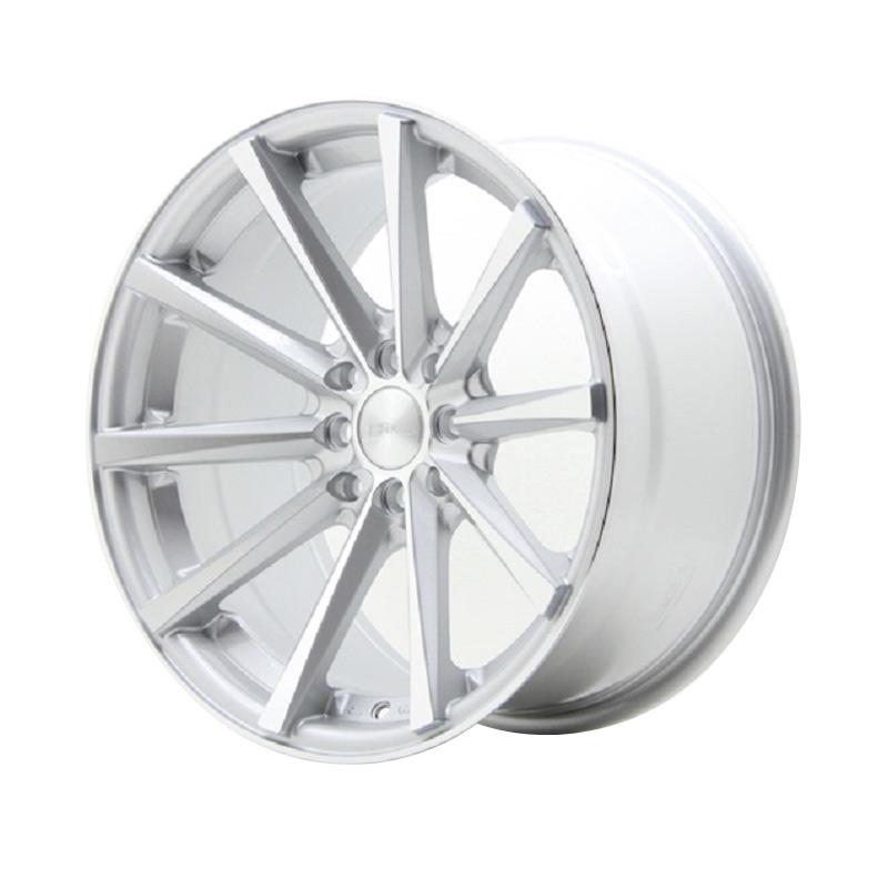 Jual HSR Wheel Hustler JD9018 Silver Machine Face Velg  