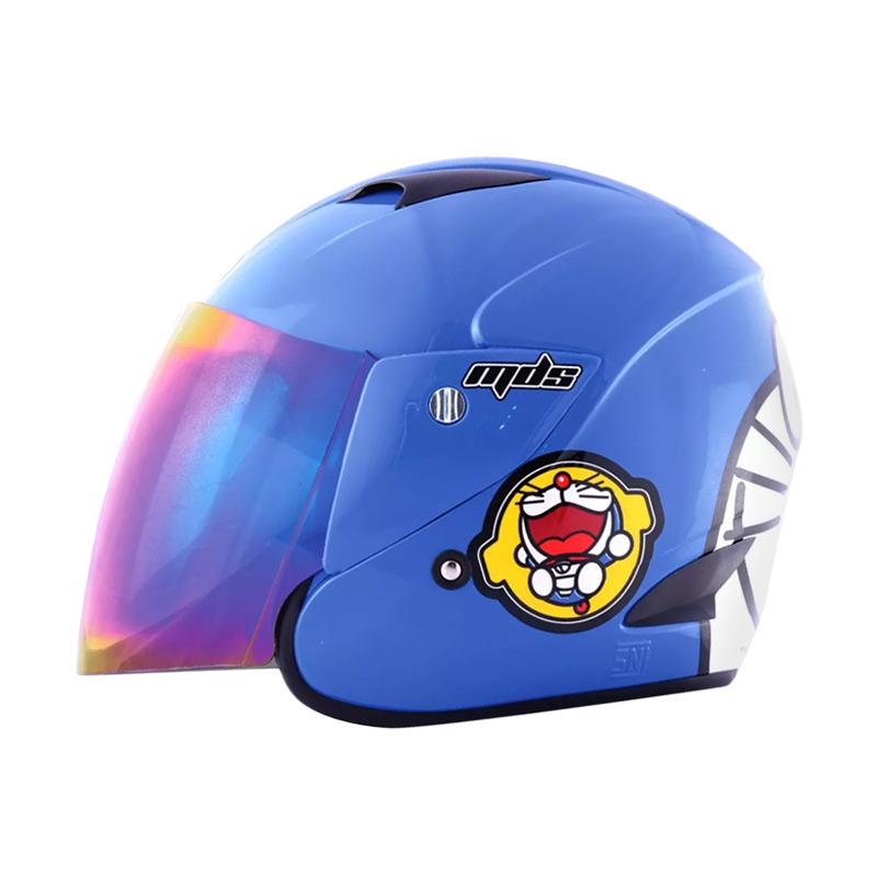 jual helm half mds sport r3 doraemon smiley blue white harga kualitas terjamin jual helm half mds sport r3 doraemon smiley blue white harga kualitas terjamin