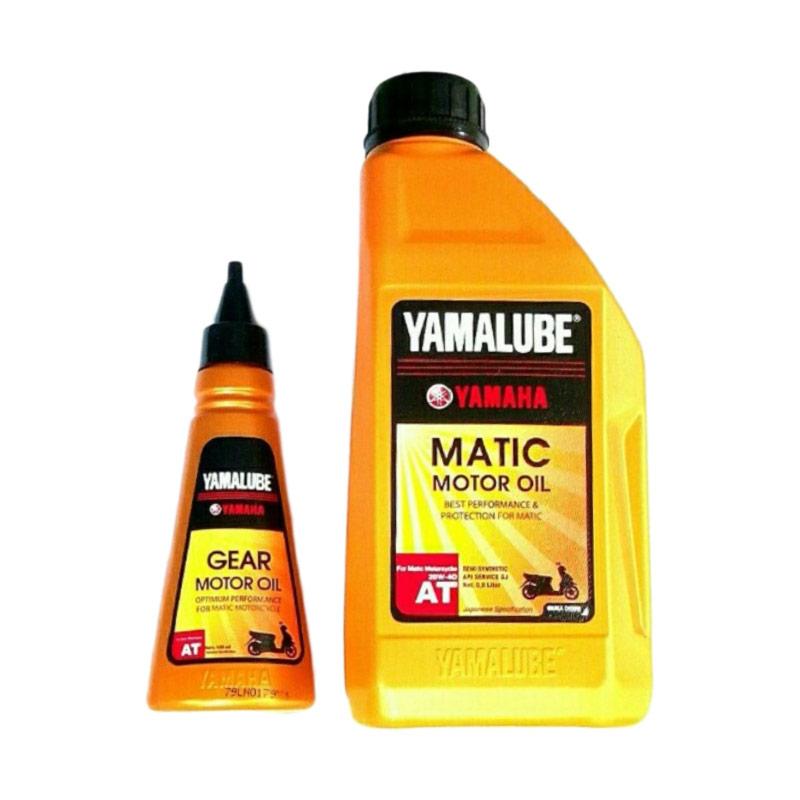 Jual Yamalube Paket Oli Mesin Matic [0.8 L] dan Oli Gear