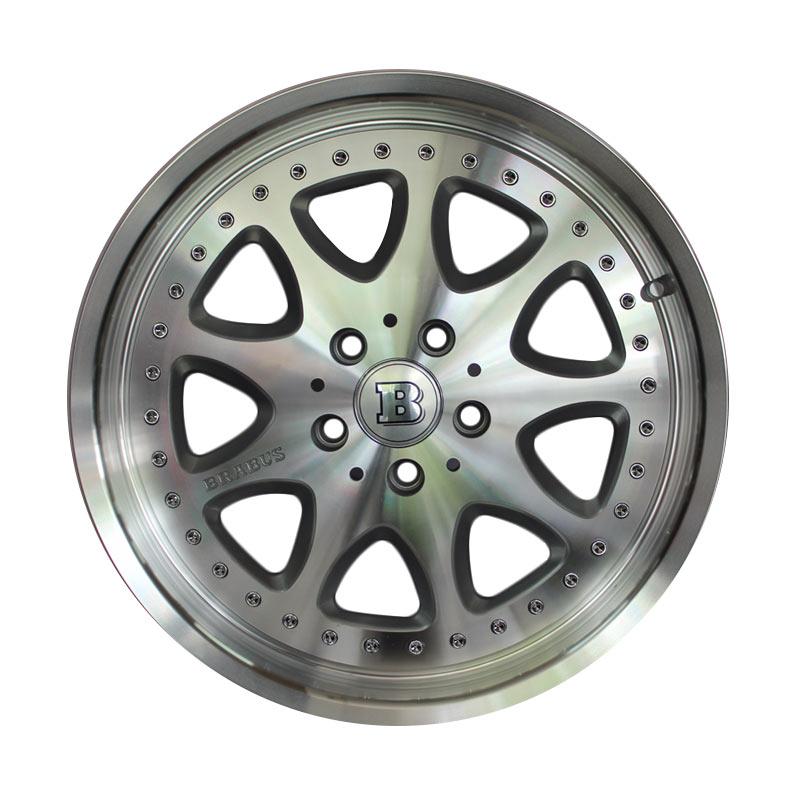 Jual Brabus Monoblock 3 Velg Mobil Silver Polish Ring 