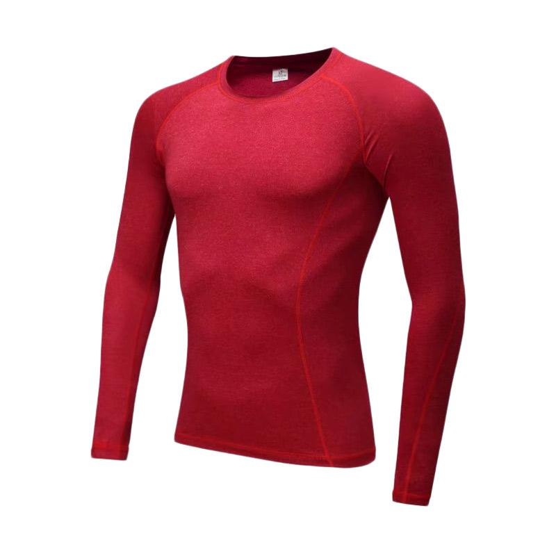 Jual Ping Tai Fu Shi Lengan Panjang T-Shirt Olahraga Pria - Merah Tua