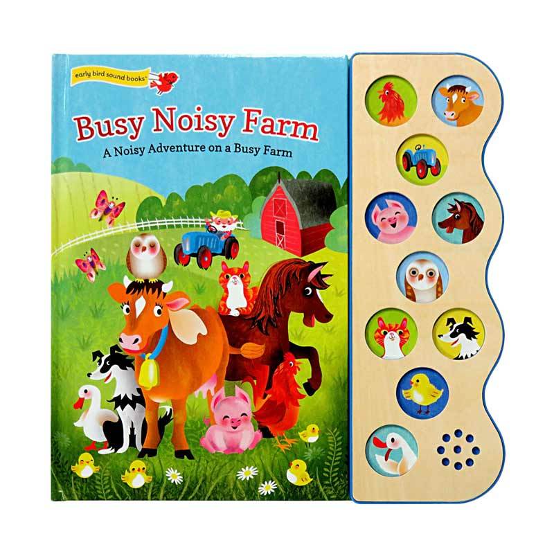 √ Cottage Door Press Busy Noisy Farm Sounds Book Buku Permainan Edukasi - Deskripsi Permainan Tradisional Dalam Bahasa Inggris