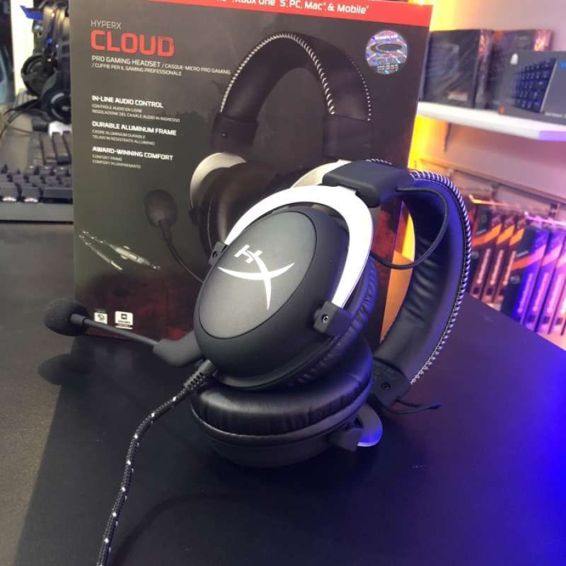 Jual HyperX Cloud Pro Silver Gaming Headset di Seller Meena Store ...