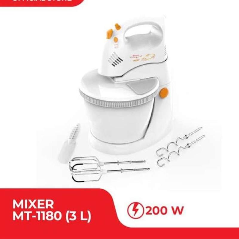 Jual Standing Hand Mixer Com Maspion Mt 1180 2 Liter Pengaduk Pengocok