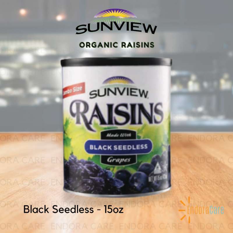 Promo Sunview Organic Jumbo Size Raisins Seedless Kismis Premium 15Oz