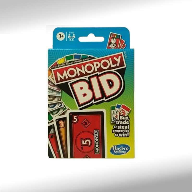 Jual Hasbro Gaming Monopoly Bid Game Quick Playing Card Game for 4 Players di Seller Micmax
