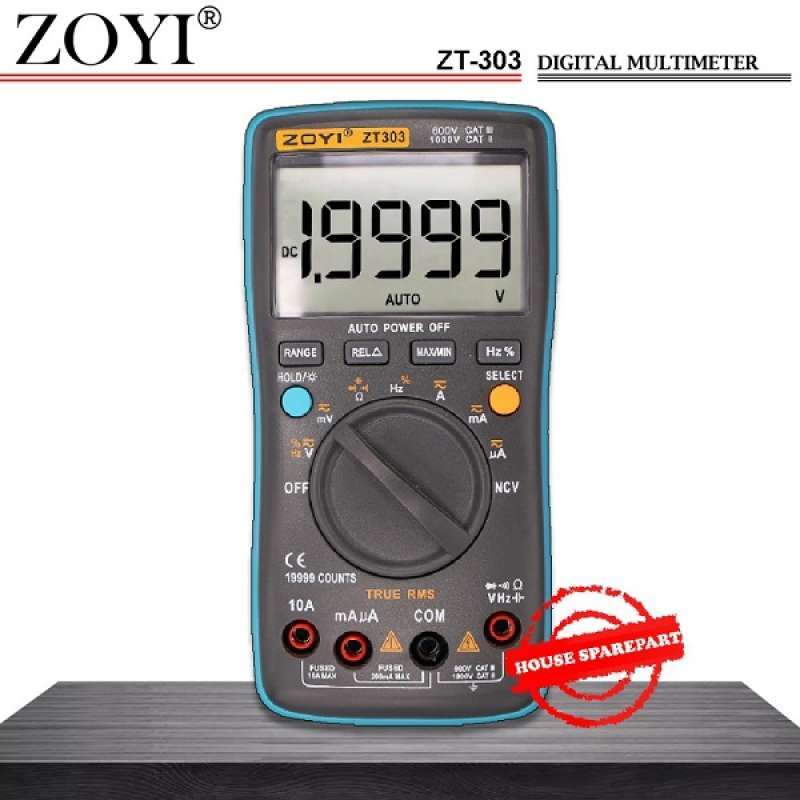Jual ZOYI ZT303 Auto Multimeter Digital / Multitester / Avometer