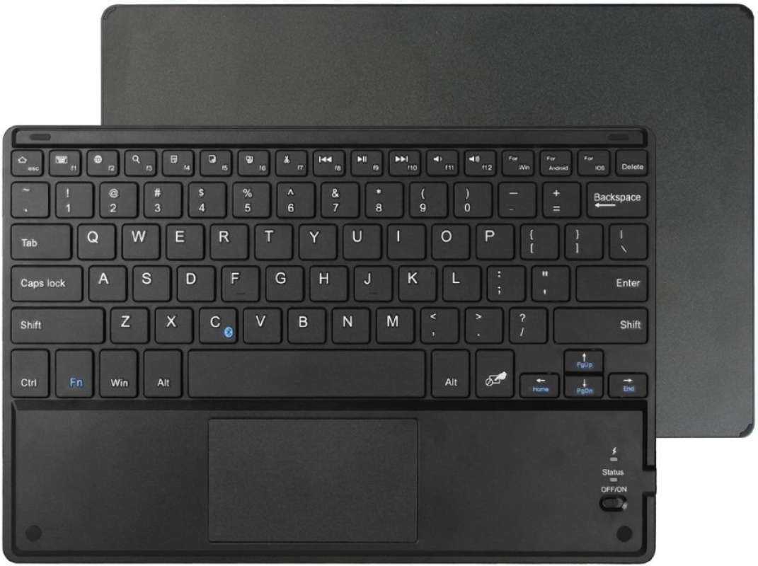 Promo 10 Inch Keyboard Wireless Bluetooth Ultra Slim Dengan Touchpad