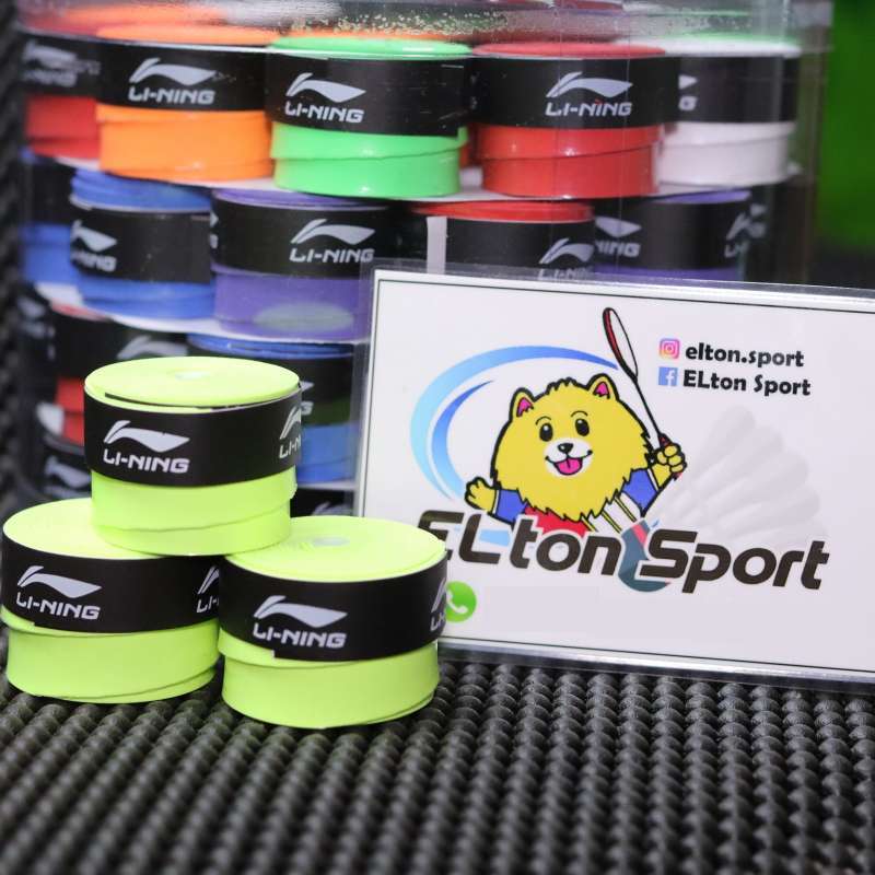 Jual GRIP LINING GP 20 HIJAU MUDA RAKET BADMINTON BULUTANGKIS ORIGINAL ...