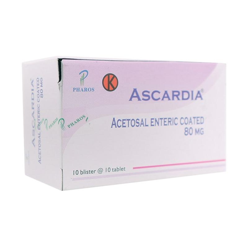 Jual Ascardia Obat Penurun Demam Dan Pereda Nyeri 80 Mg 10 Tablet 