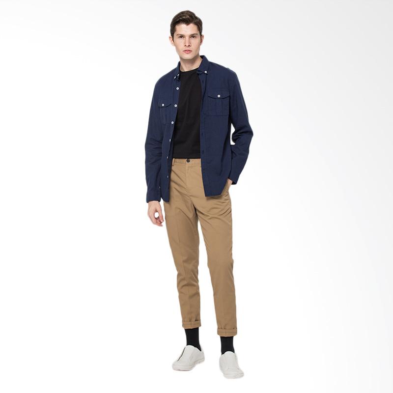 Jual The Executive Long Sleeve Shirt Kemeja Pria Navy Jual The Executive Long Sleeve Shirt Kemeja Pria Navy