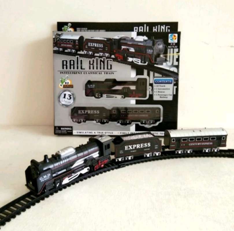 Jual Mainan Anak Kereta Api Rail King 13pcs di Seller Khuangstore ...
