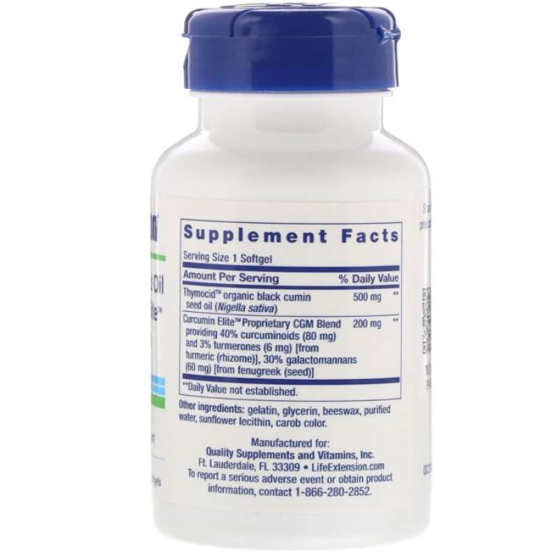 Jual Black Cumin Seed Oil with Curcumin Elite di Seller Wanasari, Kab. Bekasi Blibli