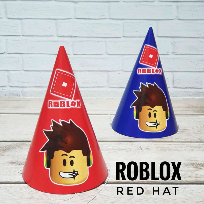 Jual Roblox Party Hat Topi Pesta Birthday Red Hat di Seller Sizzles
