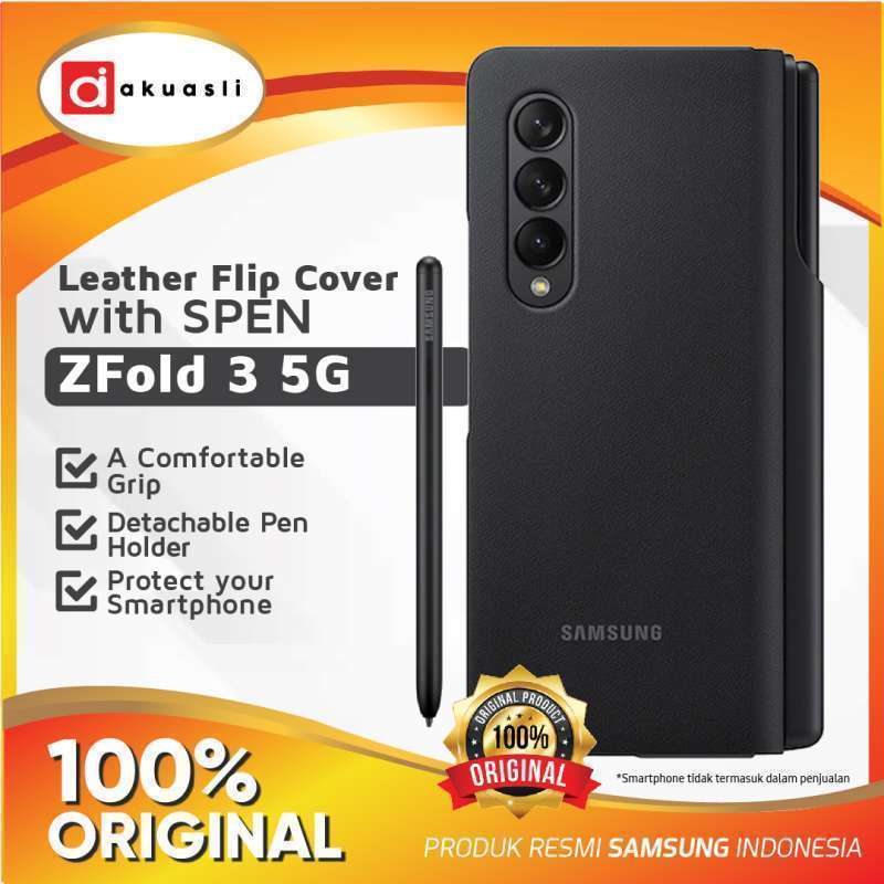 Promo Casing Samsung Galaxy Z Fold 3 5G Flip Cover With Pen Original di