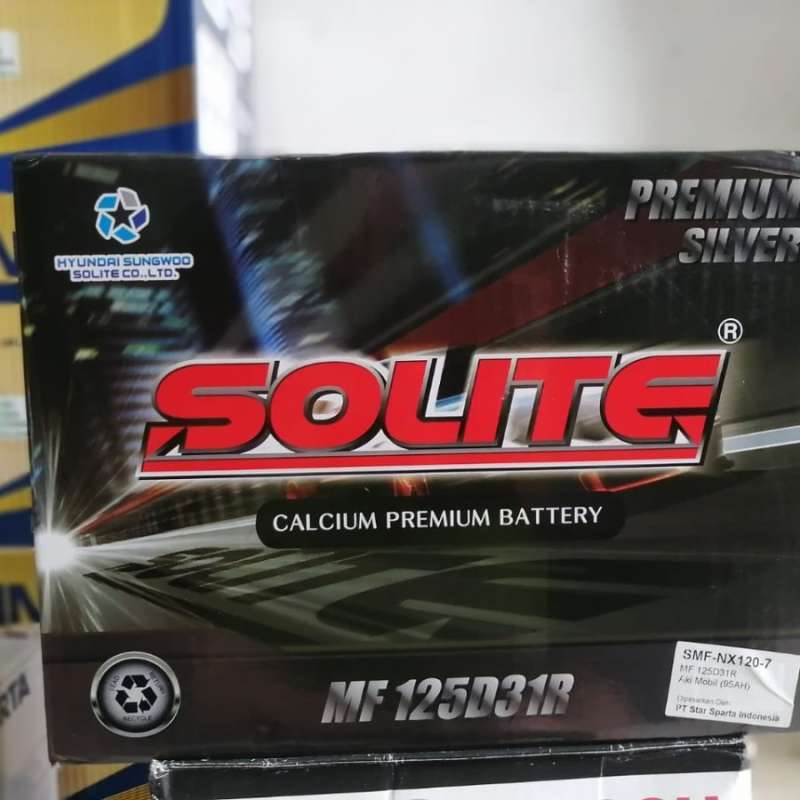 Promo AKI KERING 95AH SOLITE 125D31R ACCU ORIGINAL 12V / 95 AMPER