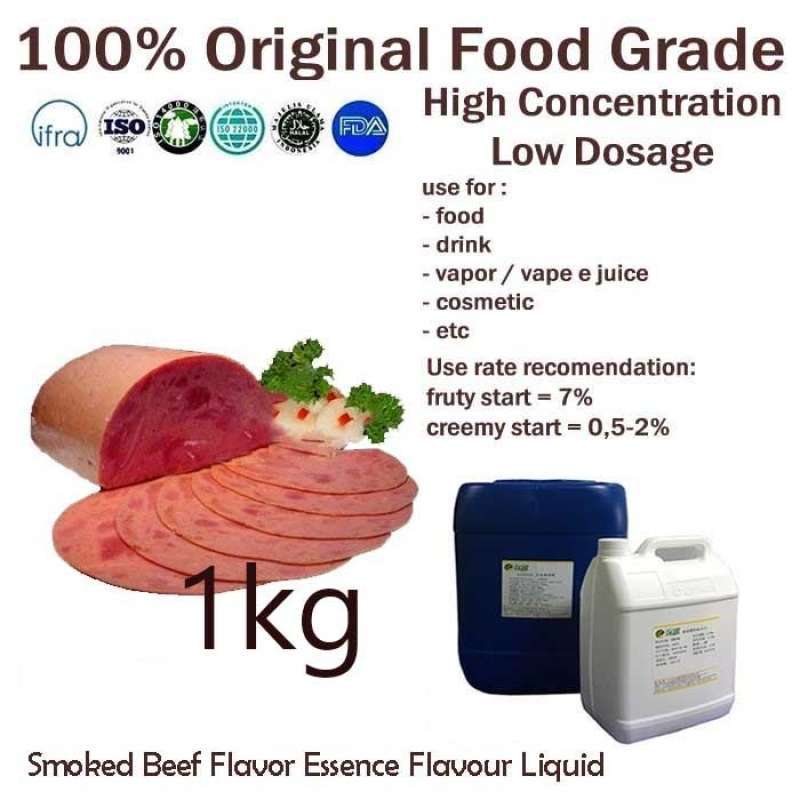 Jual Perisa Perasa Aroma Smoked Beef Essence Smoke Beef Flavour Flavor