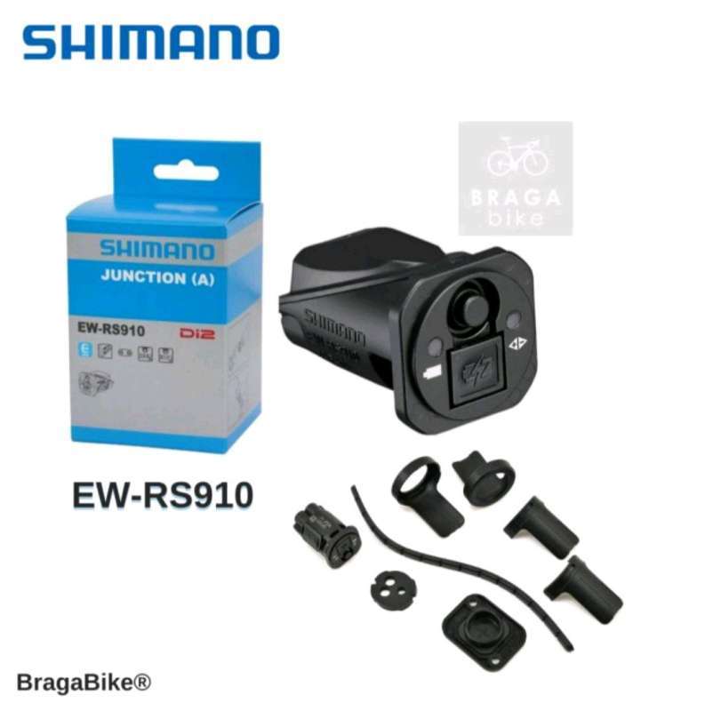 Distributeur Shimano Di2 EW-RS910 - Noir, Intégré Interne (cadre/guidon), Neuf Sous Emballage, Compatible Di2