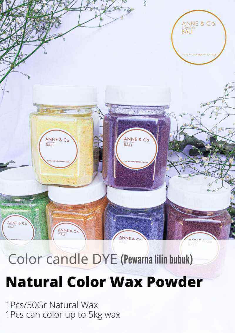 Jual ANNE & CO BALI 50 Gr COLOR CANDLE DYE NATURAL WAX POWDER