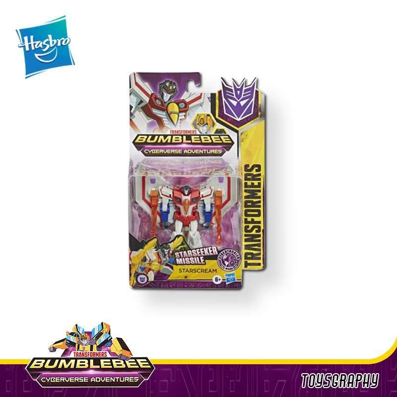 Transformers Cyberverse Starscream 1 Step Hasbro | Frete Grátis