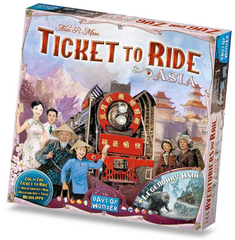 Jual Ticket to Ride Asia Map Collection Volume 1 Board Game di Seller The Bunker Cafe Curug