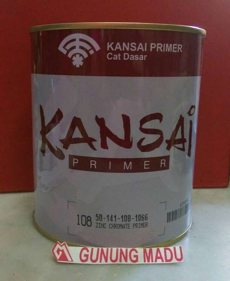 Jual KANSAI ZINC CHROMATE PRIMER 108 / MENI BESI 1 KG CAT di Seller