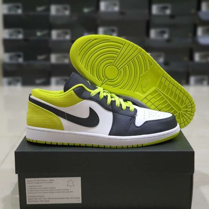 air jordan 1 low cyber green