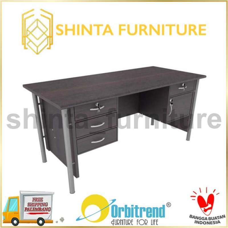 Jual Meja Kantor 5 Laci/ Meja Kerja/ Office Table 1 Biro Orbitrend GST