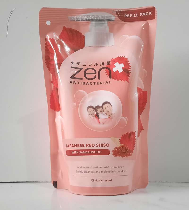 Promo Zen Body Wash Antibacterial Japanese Red Shiso With Sandalwood 450ml Diskon 5 di Seller