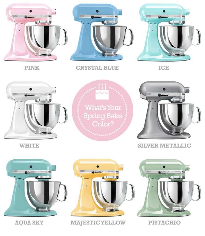 Jual KitchenAid Artisan Series 5Quart Stand Mixer 5KSM150 ICE BLUE di