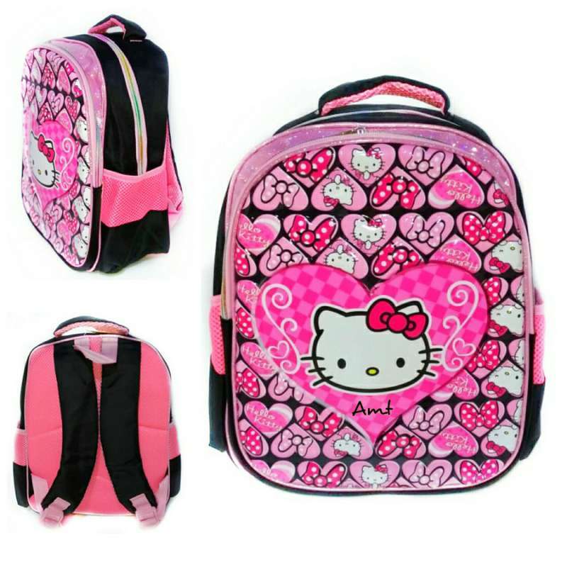 backpack koreatas ransel sekolah kekiniantas wanita hello kitty