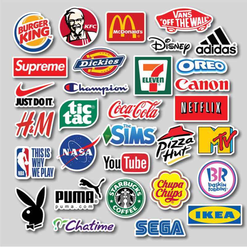 Jual STICKER PACK BRAND LOGO | STICKER TUMBLER | STIKER LAPTOP KOPER ...