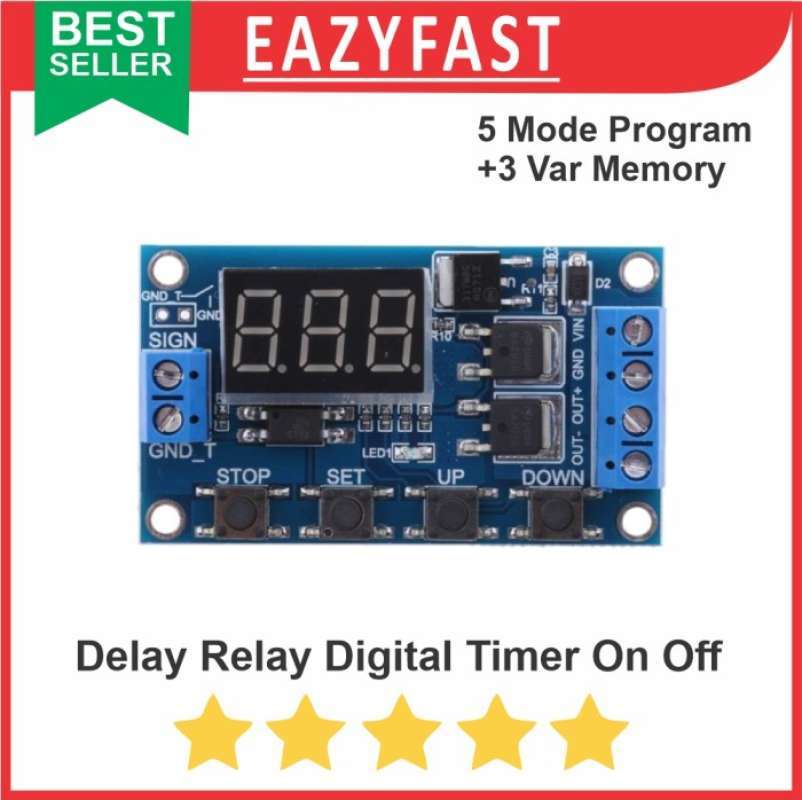 Promo Delay Relay Timer Digital On Off Cycle Loop Continues Trigger