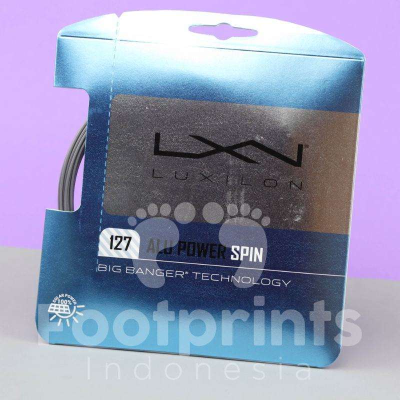 Jual Footprints Indonesia Luxilon ALU Power Spin 127 Senar Raket Tenis