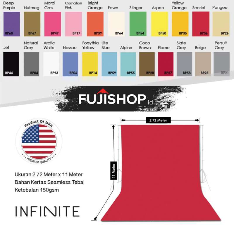 Promo Seamless Background Paper Photo Studio Backdrop Photo Diskon 10