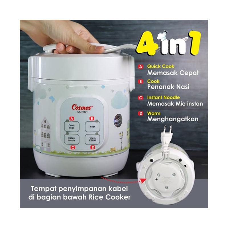 Promo Cosmos Crj - 1031 Digital Mini Rice Cooker Diskon 1% Di Seller ...