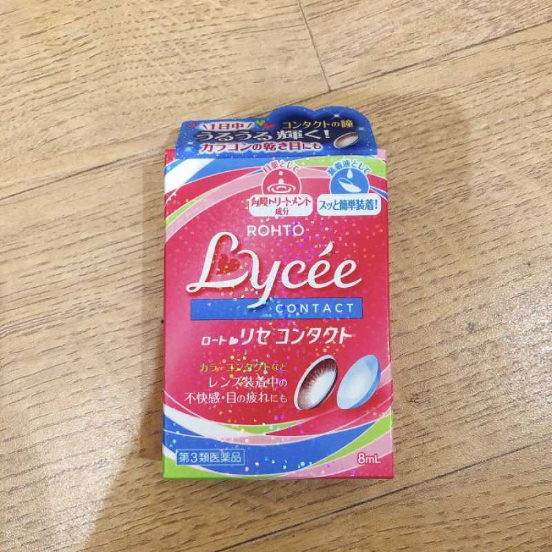 Jual Rohto lycee japan eye drops for contact lense 8ml di Seller