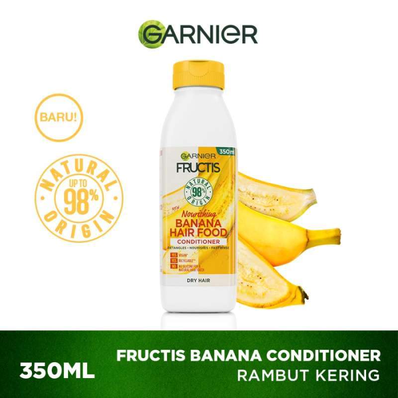 Jual Garnier Fructis Hair Food Hair Conditioner Banana [350 mL] di