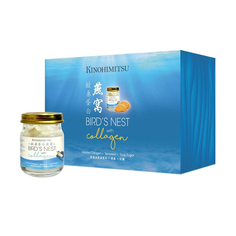 Jual Kinohimitsu Bird's Nest with Collagen High Quality Multivitamin [Original/ 6 x 75 g] di