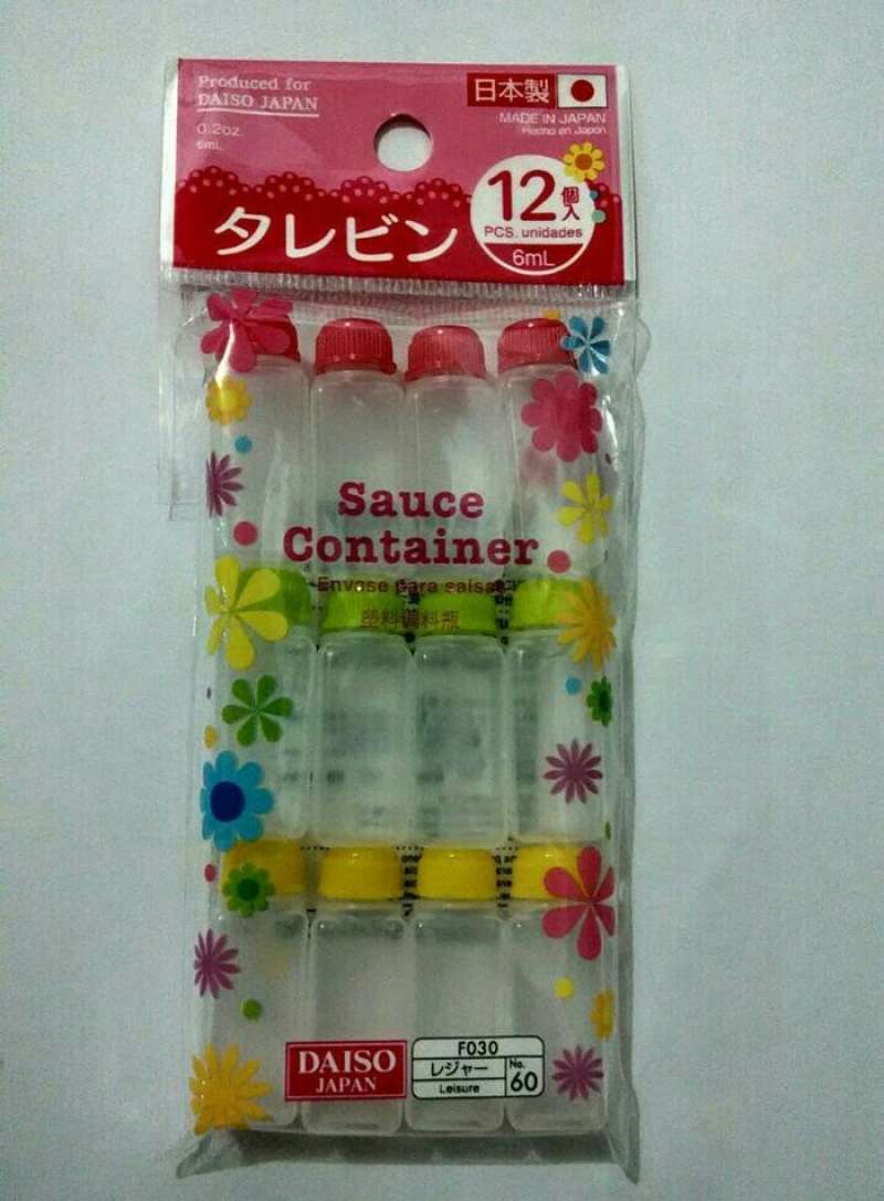 Jual Daiso Sauce Container Bottle Saus Kecap Sambal Obat Mini Botol