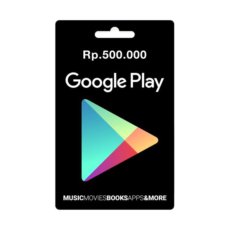 Promo Google Play Gift Card Voucher Game [IDR 500.000] Diskon 14% di Seller Jaya Online Store