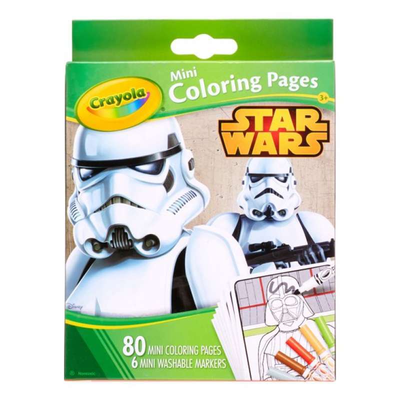 Jual Crayola Star Wars Mini Coloring Page 45874 Krayon Anak Art and