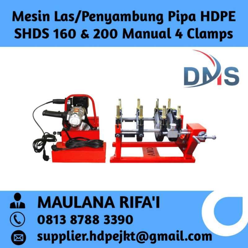 Promo Mesin Las Pipa HDPE - Alat Las Pipa HDPE SHDS 160mm Manual 4