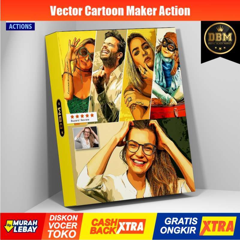 Jual Vector Cartoon Maker Action di Seller DIGITAL BLACK MARKET ...