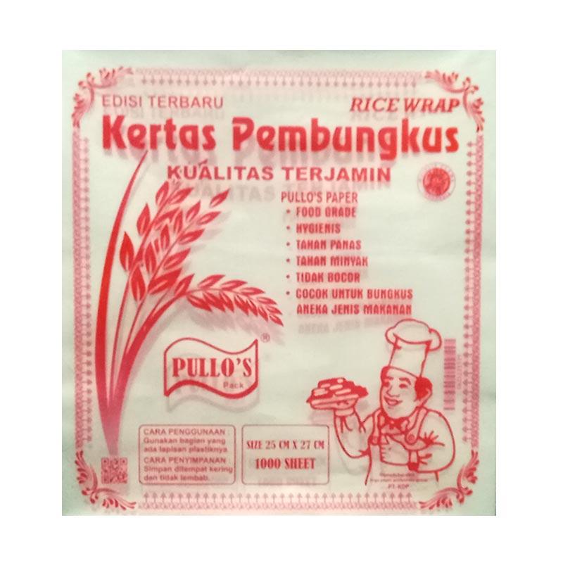 Jual Pullo's Kertas Pembungkus Makanan Siap Saji [Isi 1000 ...