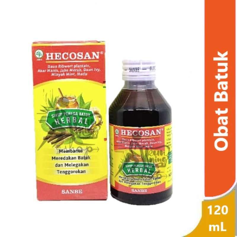 Jual Hecosan Herbal Cough Syrup 120 mL obat batuk herbal pelega tenggorokan di Seller