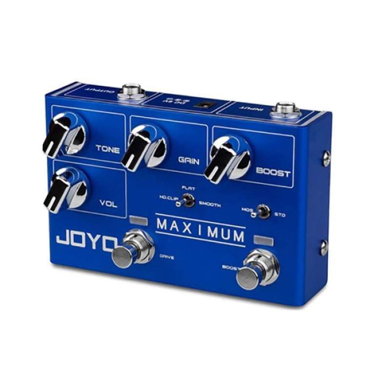 Pedale Overdrive Boost JOYO MAXIMUM R-05 - Doppio Canale Pulito/wild, Analogico, Alimentazione 9V